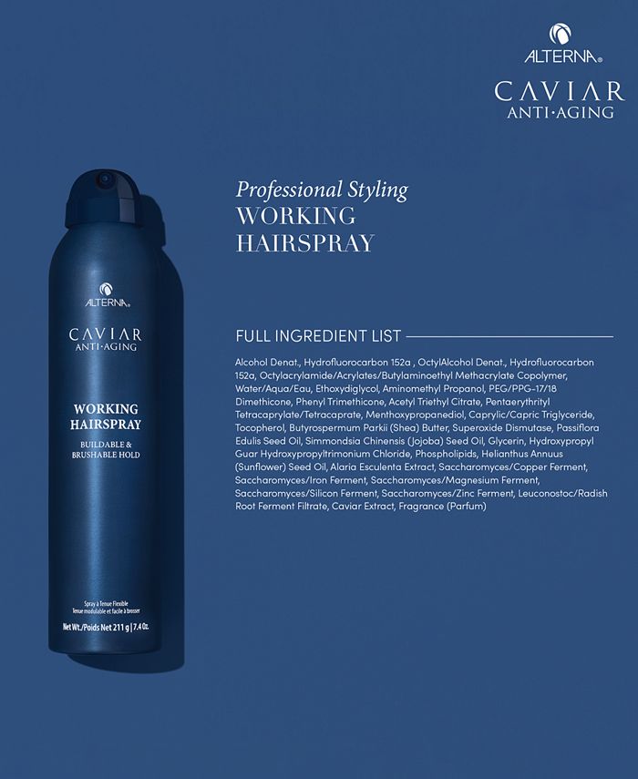 Alterna Caviar Styling Working Hairspray, 7.4 oz. - Macy's