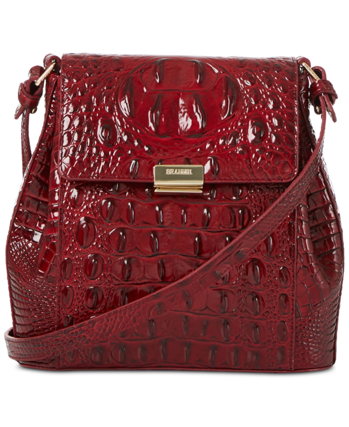Brahmin Melbourne Margo Embossed Leather Crossbody