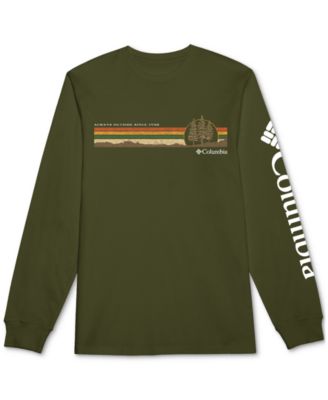 Columbia - Men's Trap Long-Sleeve Logo Graphic T-Shirt