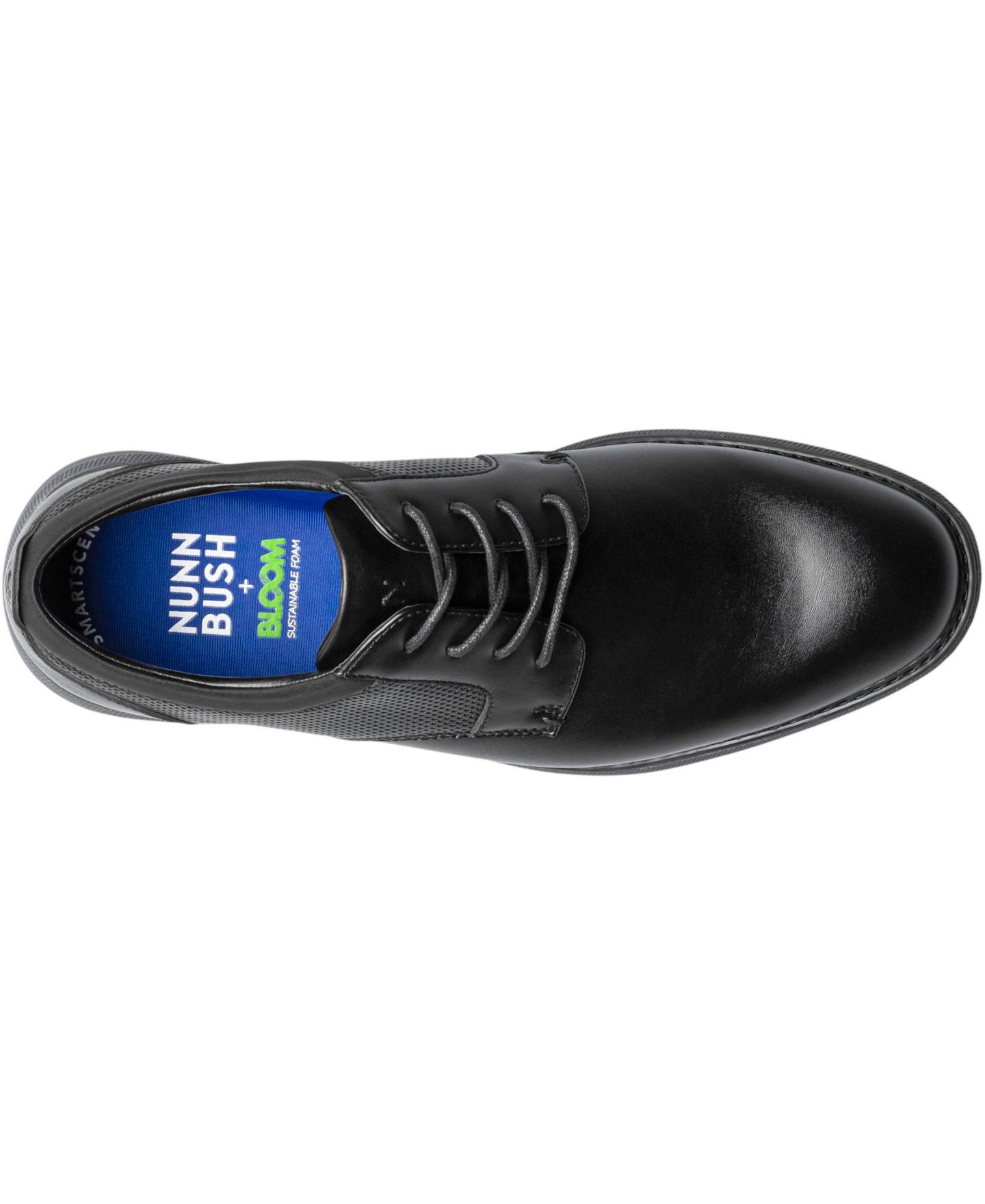 Мужские туфли Nunn Bush Chase Plain Toe Oxford, цвет: Чёрный — фото 4