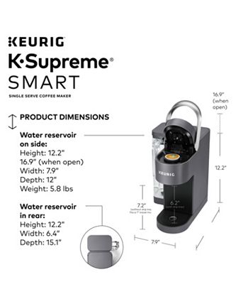 Keurig K Supreme Single Serve WiFi Smart Coffee Brewer Macy s