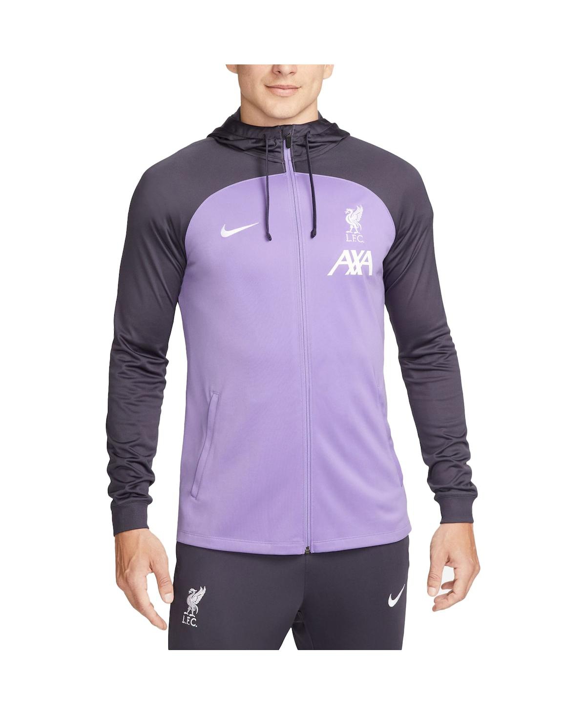 Nike Men's  Purple Liverpool 2023 Strike Raglan Full-zip Track Jacket