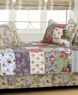 Blooming Prairie Authentic Patchwork 5-Pc. Quilt Set, Daybed