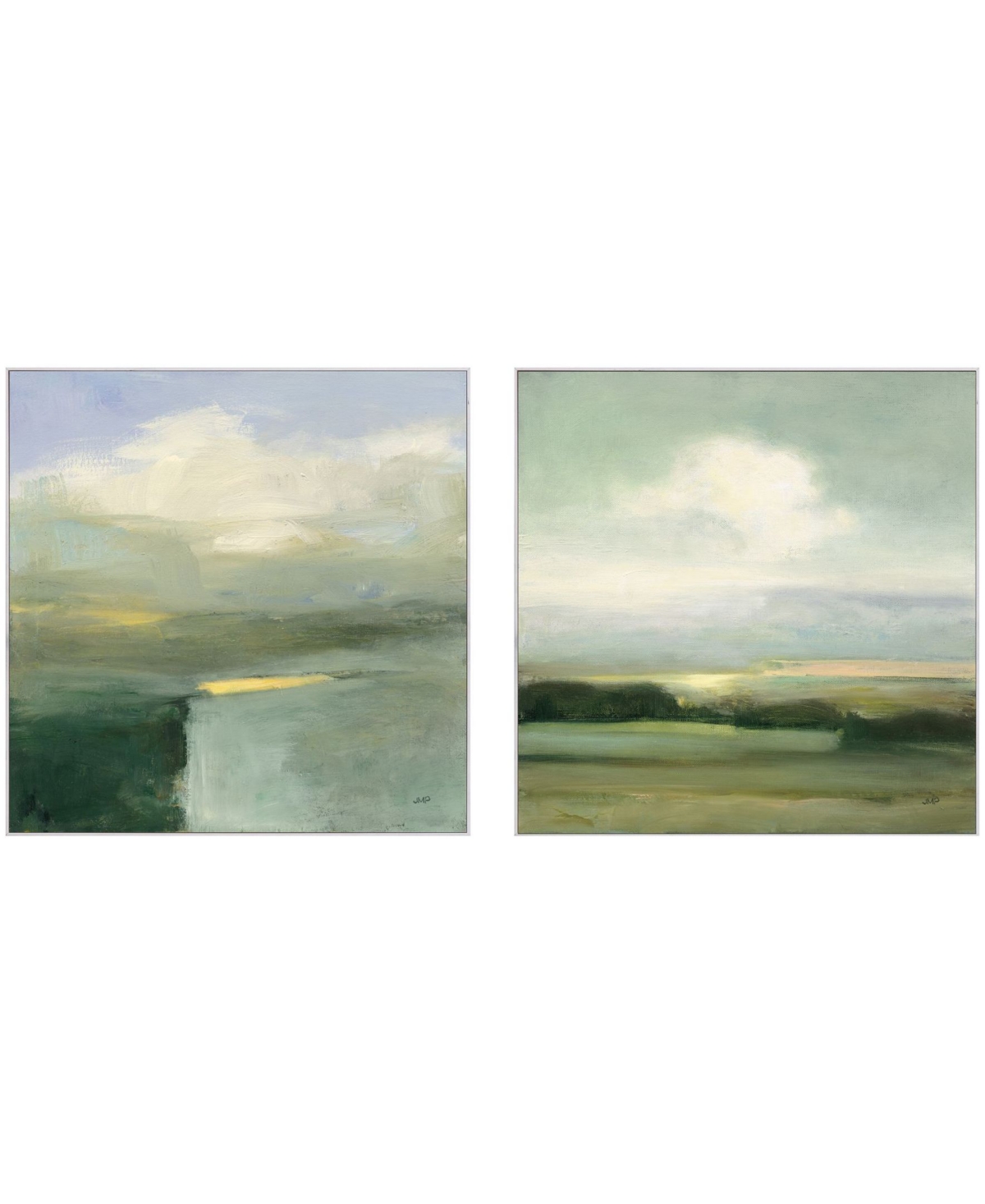 Paragon Picture Gallery View Framed Art, Set Of 2 In Green