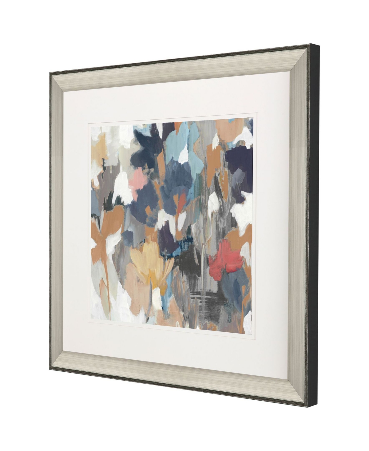 Paragon Picture Gallery Corner Flower Stand I Framed Art In Blue