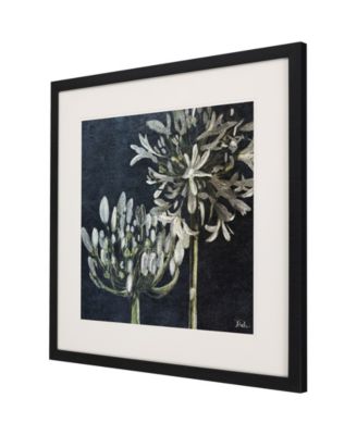 Midnight Lilies II Framed Art