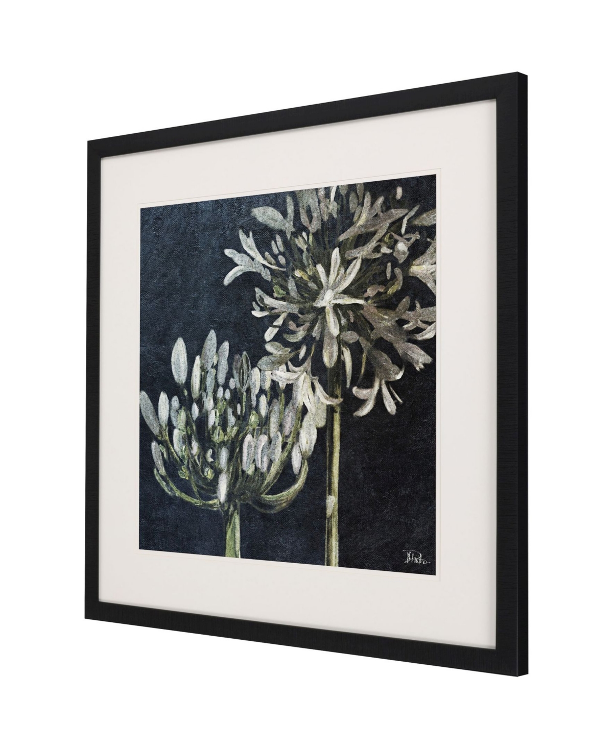 Paragon Picture Gallery Midnight Lilies Ii Framed Art In Black