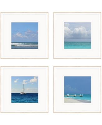 Ocean Adventures I Framed Art, Set of 4