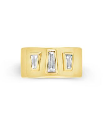 Cubic Zirconia Colsie Cigar Band Ring