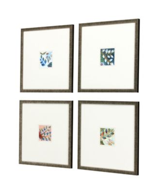Botanical III Framed Art, Set of 4