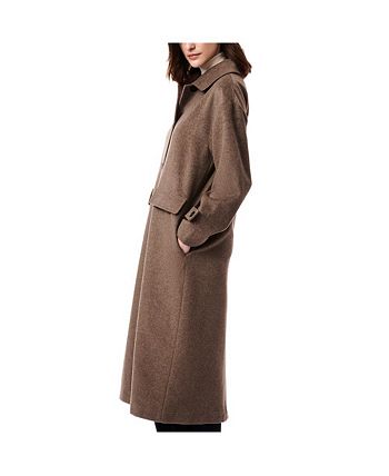 Wool topper coat top