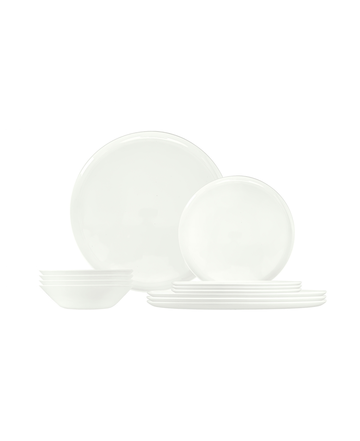Grazie 12 Piece Dinnerware Set, Service for 4 - White