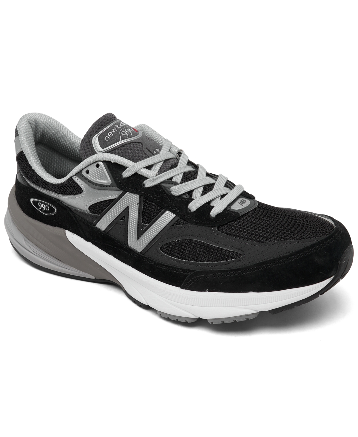 Shop New Balance Men's 990 V6 Running Sneakers From Finish Line In Black