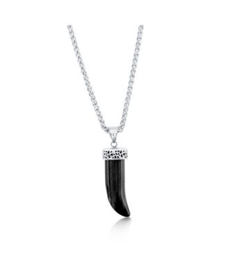 Stainless Steel Horn Necklace