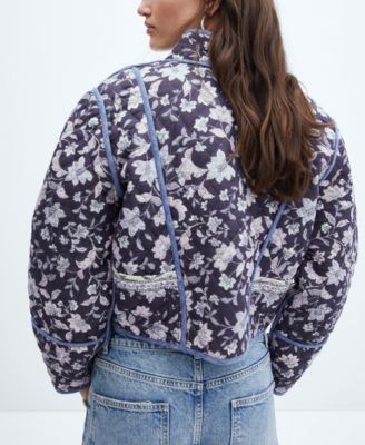 MANGO Women's Quilted Reversible Jacket