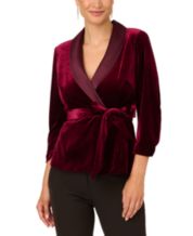 Macys cheap velvet tops