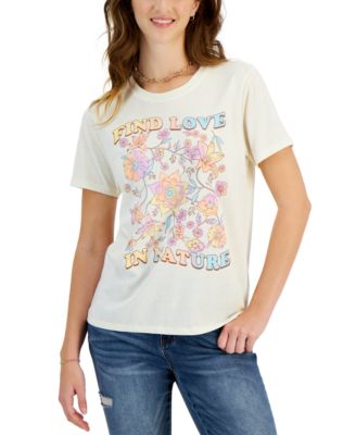 Rebellious One - Juniors' Love Nature T-Shirt