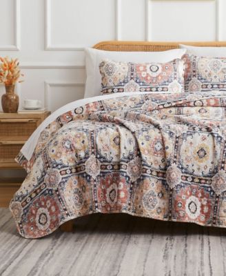 Kilim Oversized 3 Piece Quilt Set, King/California King