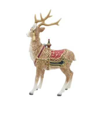Noel Holiday Grand Deer Figurine, 17.75-in