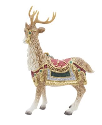 Noel Holiday Standing Deer Candle Holder, 10.25-in