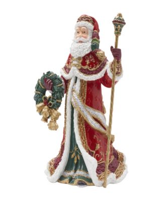 Noel Holiday Musical Santa Figurine, 11-inch
