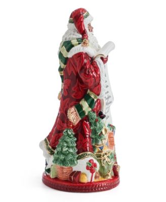 Studio Collection 13-Inch African-American Santa Figurine