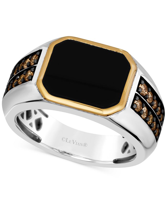 Chocolate diamond sterling silver ring sale
