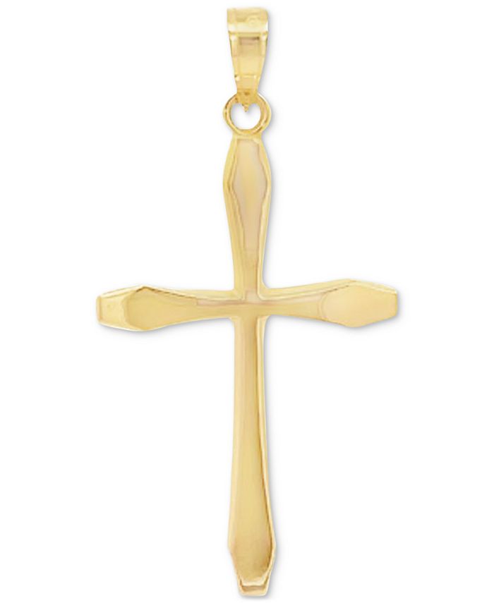 Macy's Cross Pendant in 14k Yellow Gold Macy's
