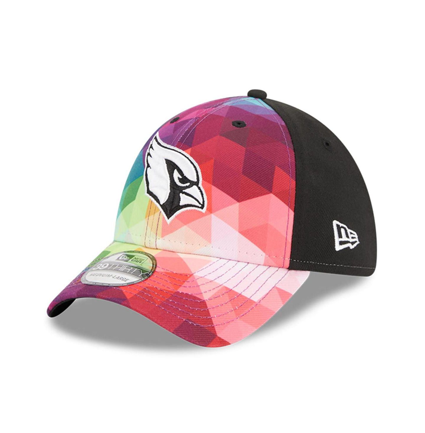 Кепка New Era Multicolor, Black Arizona Cardinals 2023 NFL Crucial Catch 39THIRTY Flex Hat — фото 1