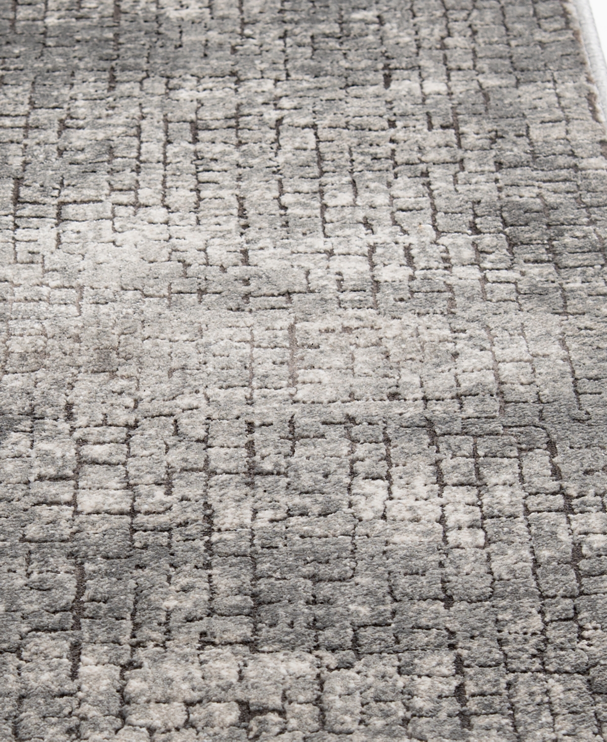 Mink Home Waterside Drift 2'3" X 7'7" Runner Area Rug In Brown