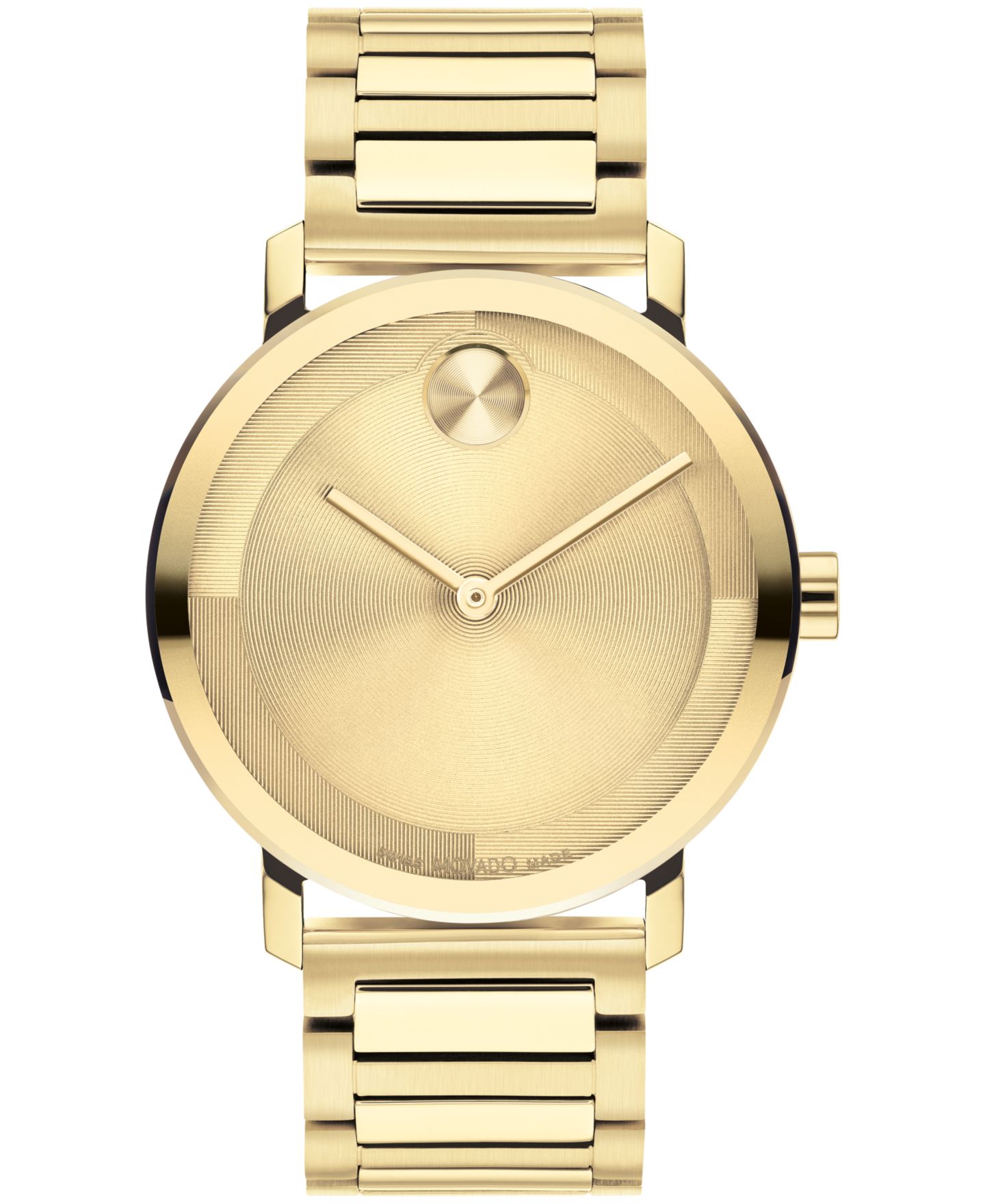 Мужские часы Movado Bold Evolution 2.0 Swiss Quartz Ionic Plated Light Gold-Tone 2 Steel Watch 40mm — фото 1