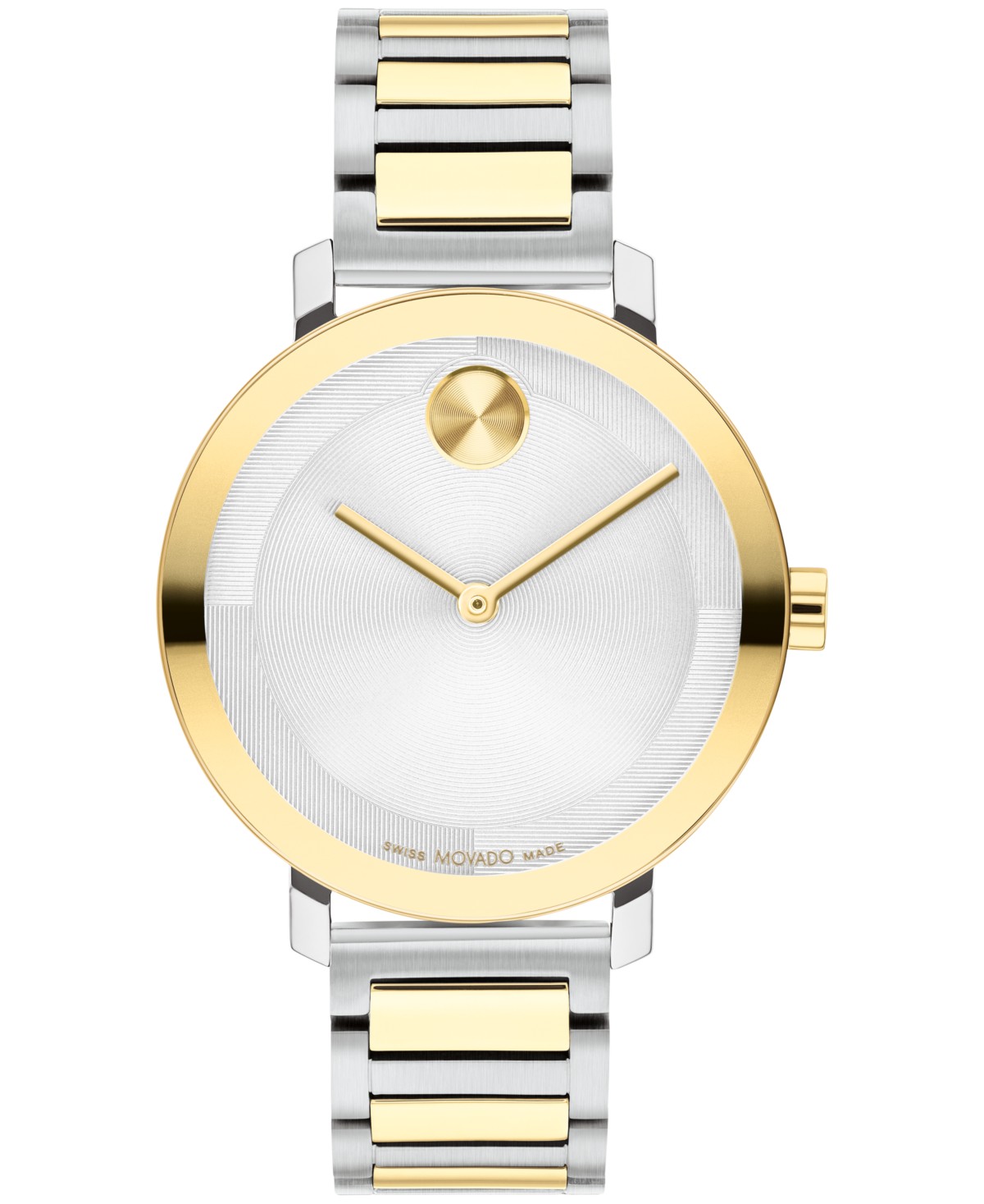 Женские часы Movado Bold Evolution 2.0 двухцветные стальные, 34мм — фото 2