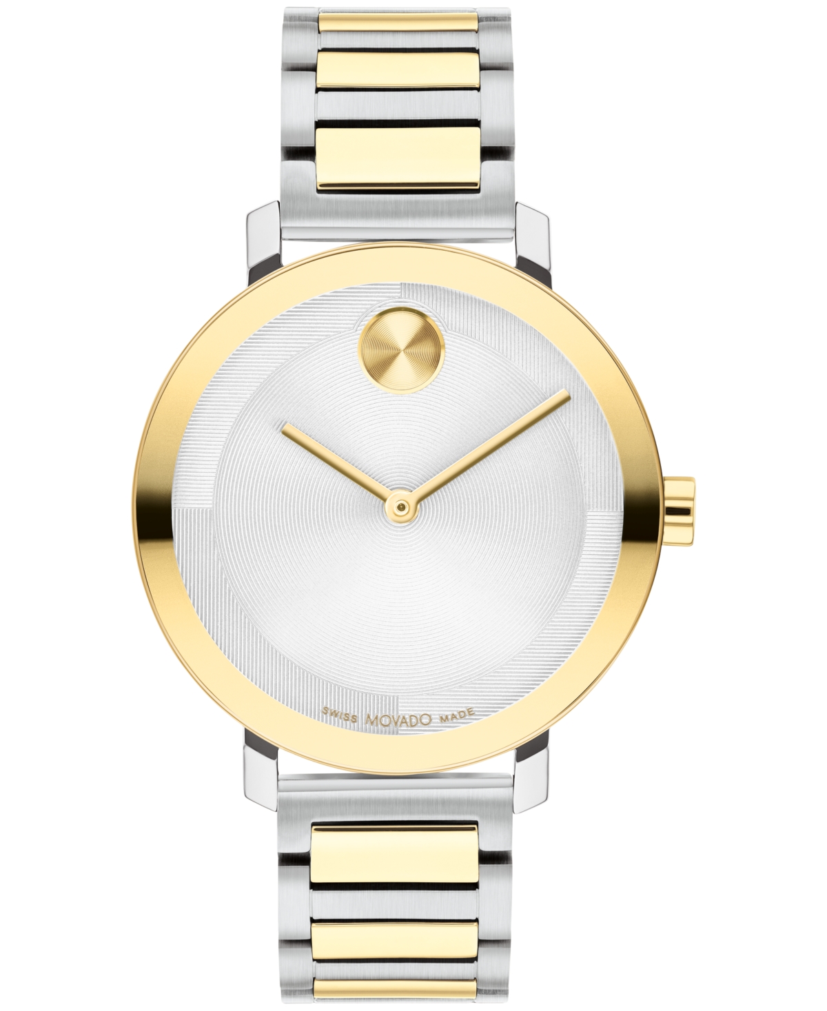Shop Movado Women's Bold Evolution 2.0 Swiss Quartz Two-tone Stainless Steel Watch 34mm