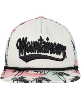 Men's Cream West Virginia Mountaineers High Tide Golfer Snapback Hat