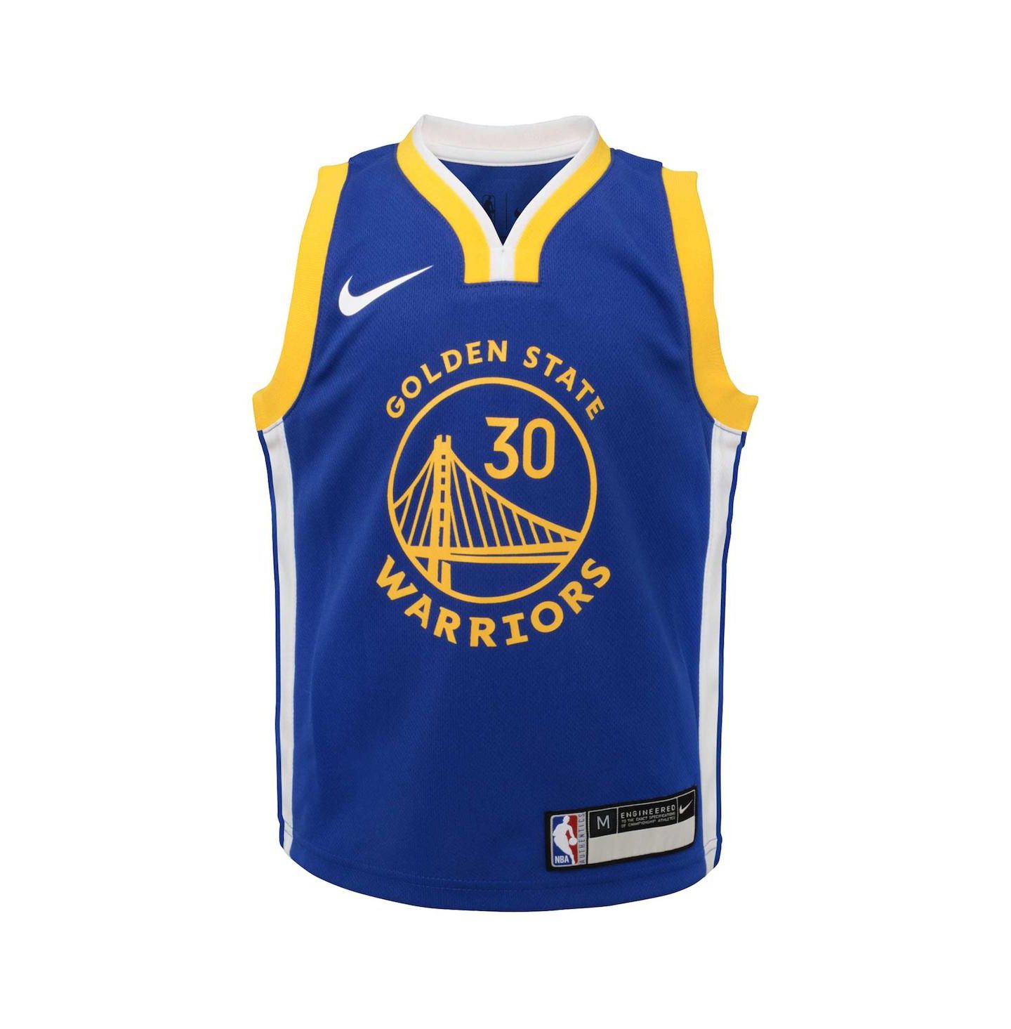 Детское джерси Nike Stephen Curry Golden State Warriors Swingman Icon Edition, Royal — фото 2