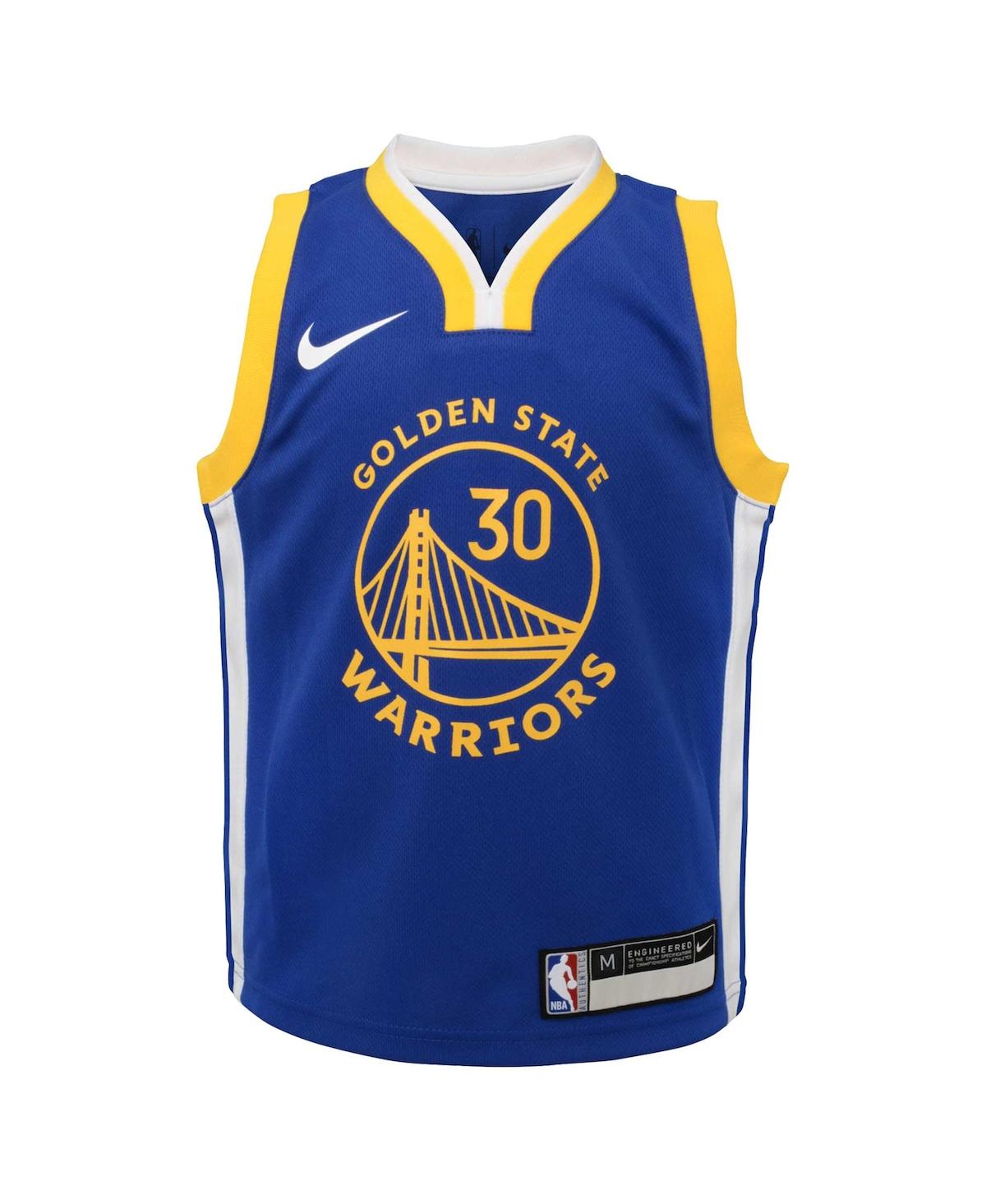 Preschool Boys and Girls Nike Stephen CurryGolden State Warriors Dri-fit Swingman Player Jersey - Icon Edition - Royal