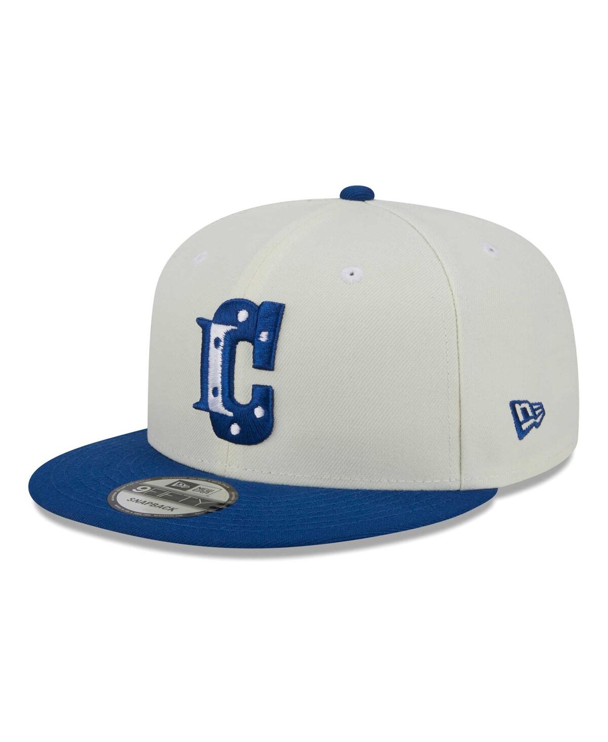 Men's New Era Cream, Royal Indianapolis Colts City Originals 9FIFTY Snapback Hat