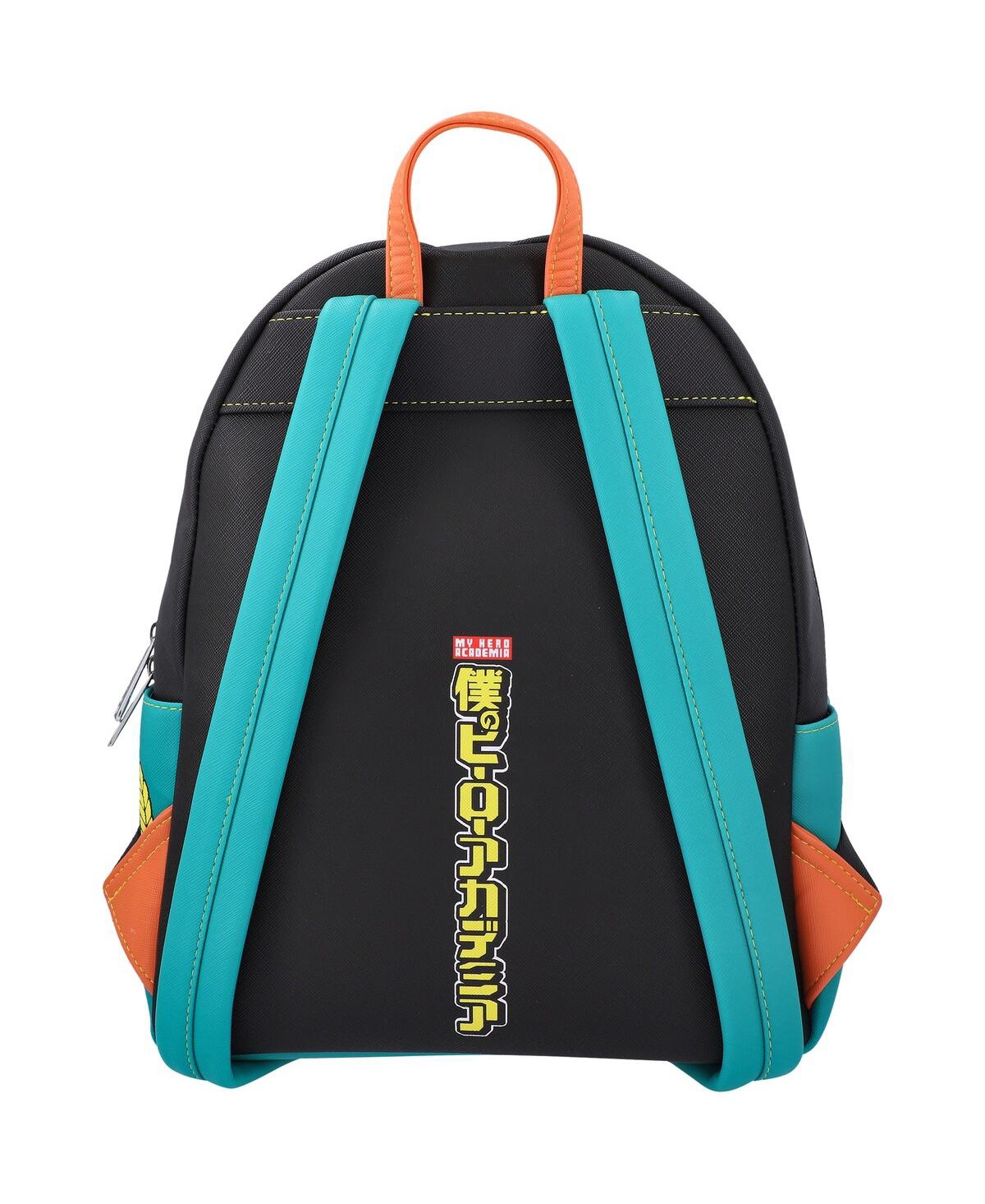 Shop Loungefly My Hero Academia Triple Pocket Scene Mini Backpack In Black