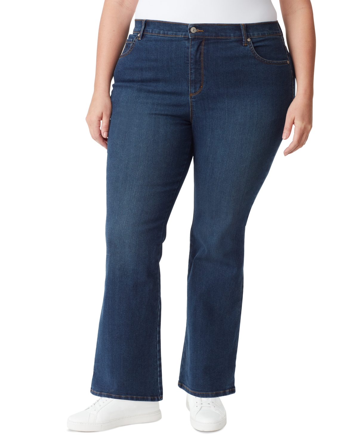 Gloria Vanderbilt Plus Size Amanda Bootcut Jeans In Castelwood