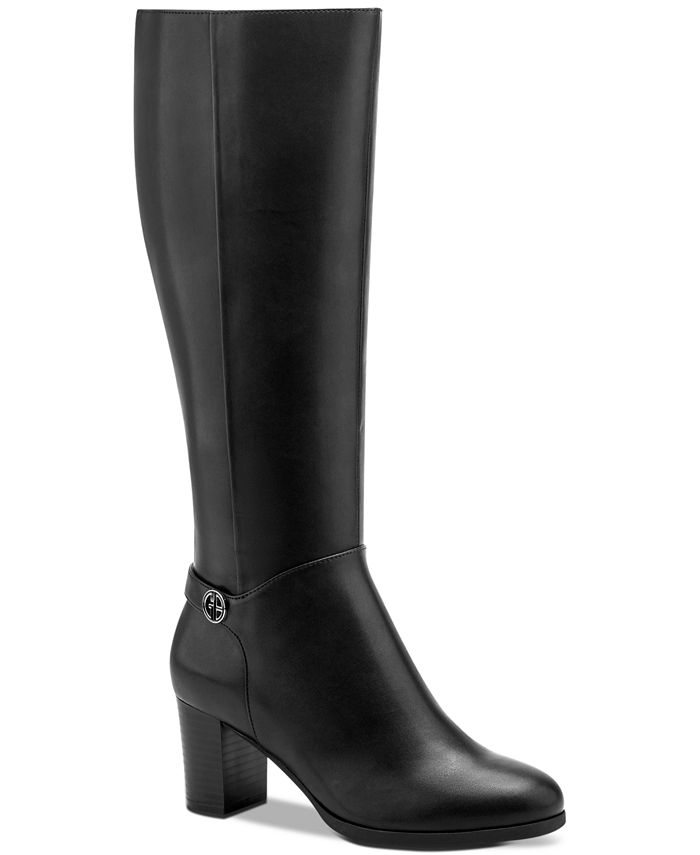 Giani Bernini Women's Adonnys Memory Foam Knee High Dress Boots ...