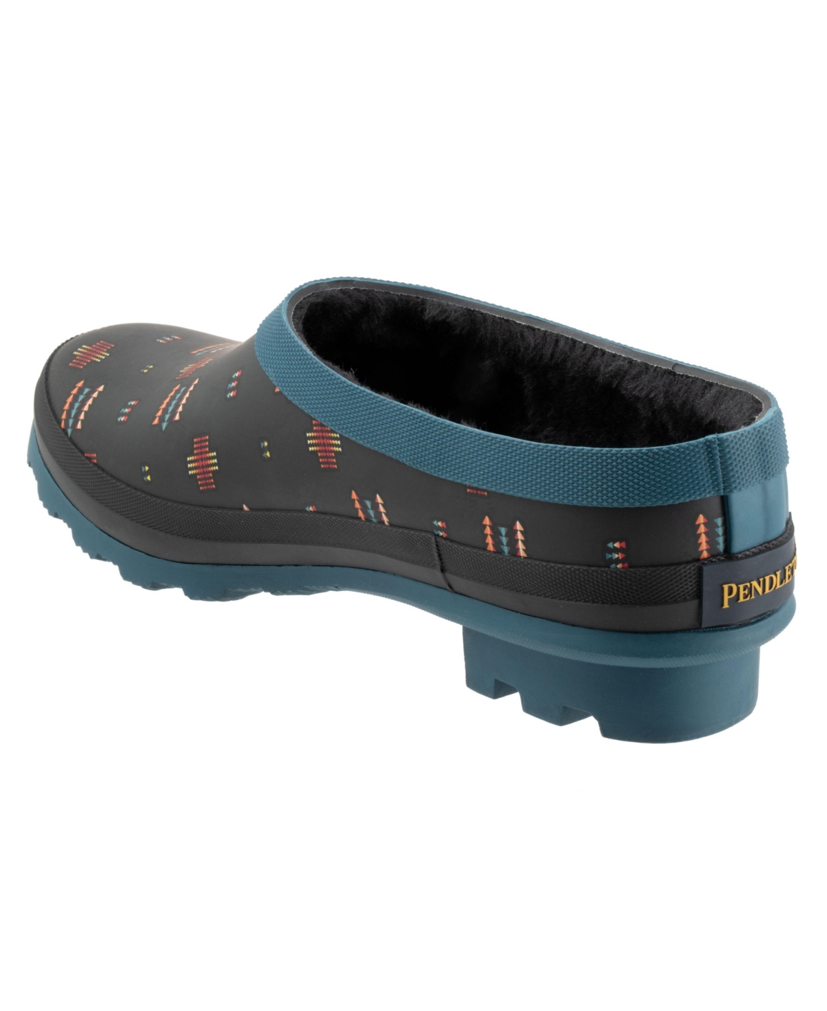 Pendleton Women's Geo Toss Fur Clogs