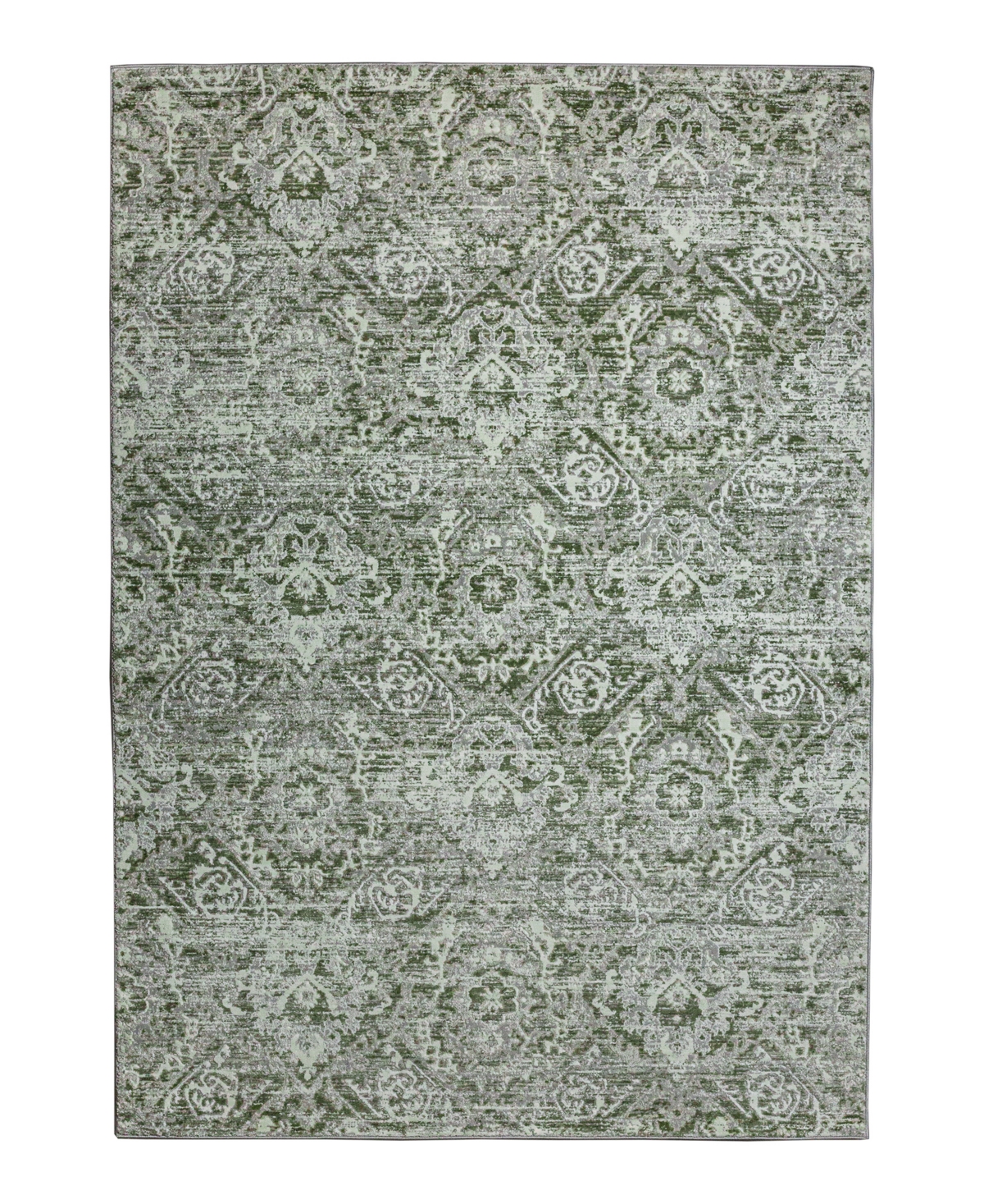 Km Home Teola 1244 5'3in x 7'3in Area Rug - Green
