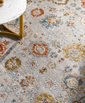 Reina REN-2307 5'3" x 5'3" Round Area Rug