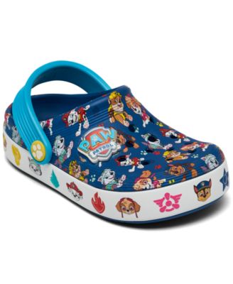 Kids paw patrol crocs fashion