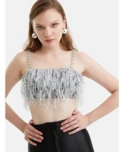 Macys silver sale tops