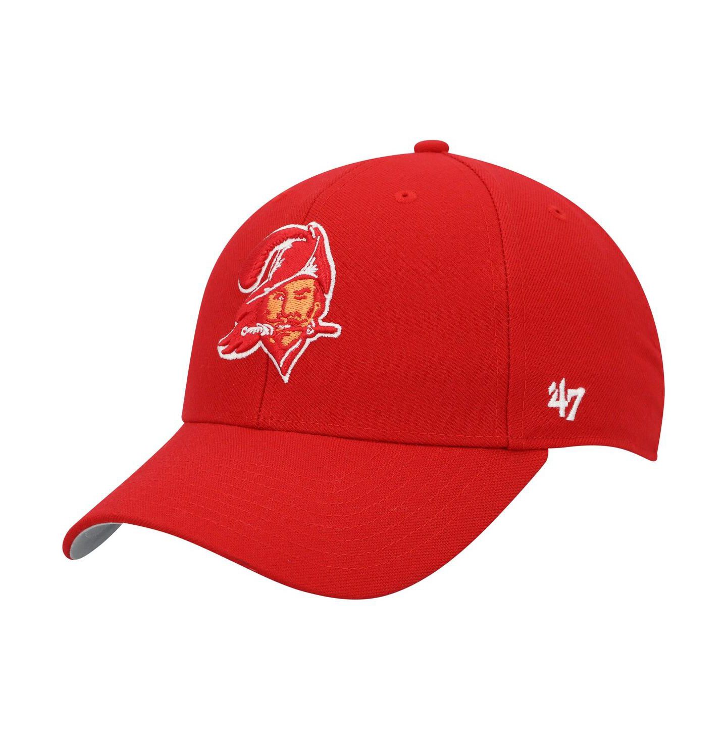 Мужская кепка '47 Brand Red Tampa Bay Buccaneers MVP Adjustable Hat — фото 1