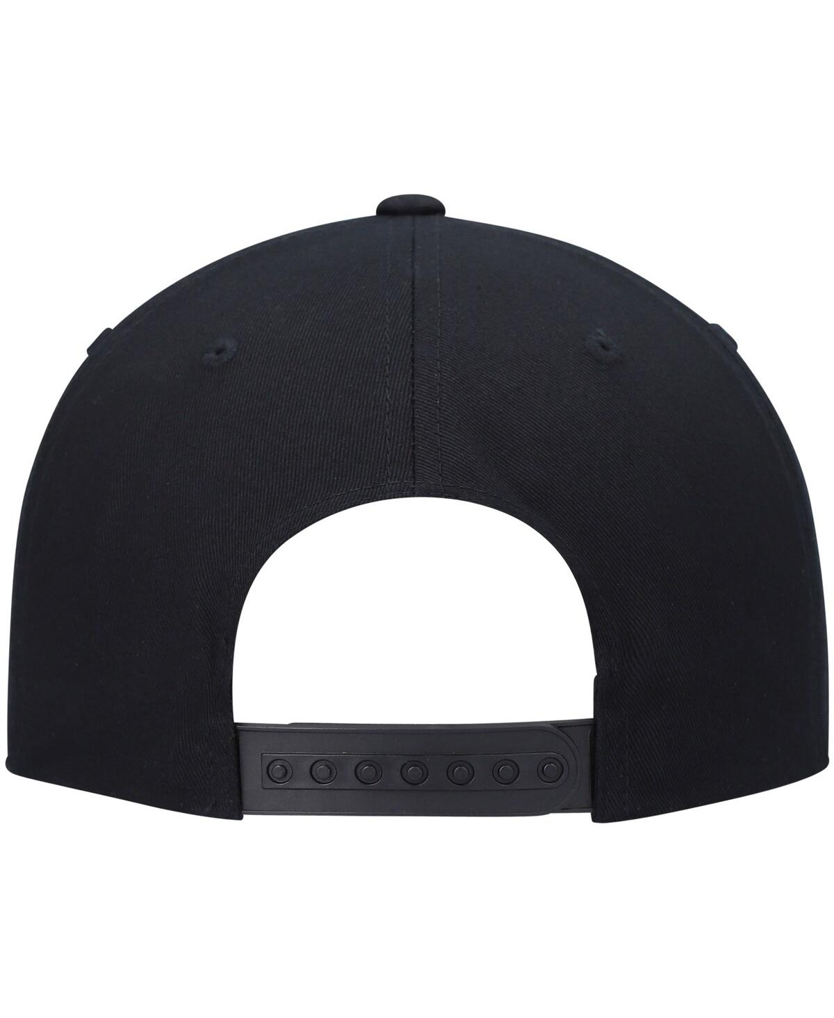 Shop Rvca Men's  Black Horton Sport Snapback Hat