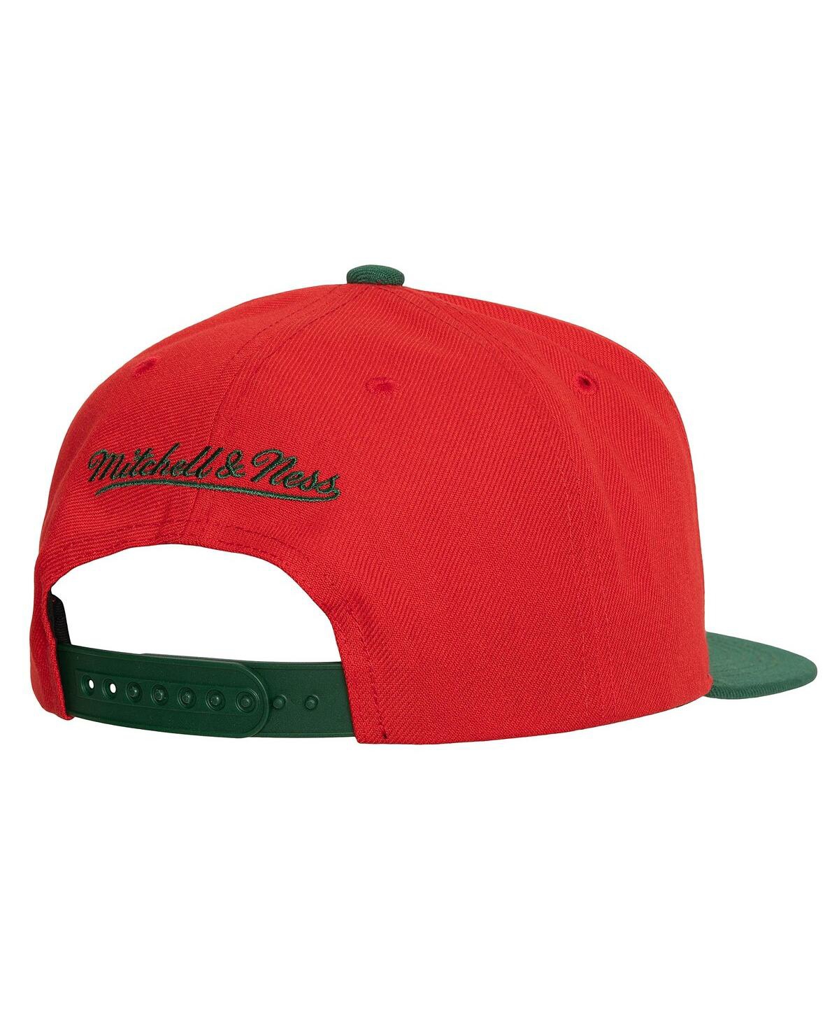 Mitchell & Ness Men's  Red New Jersey Devils Core Team Ground 2.0 Snapback Hat In Red