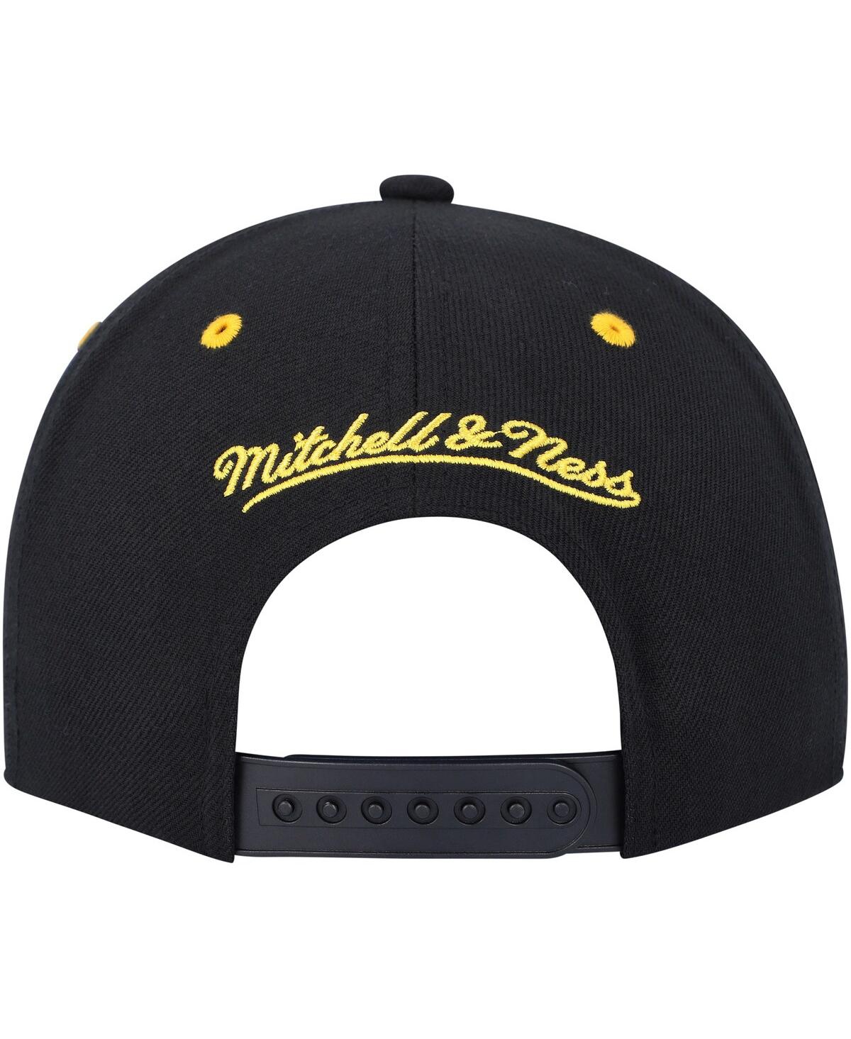 Mitchell & Ness Men's  Black Pittsburgh Penguins Lofi Pro Snapback Hat In Black