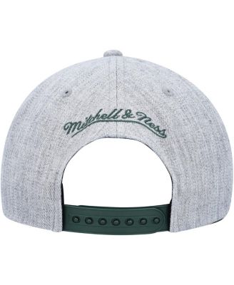Men's Heather Gray Milwaukee Bucks Hardwood Classics 2.0 Snapback Hat